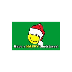 Vista Flags Christmas Smiley Premium 3x5 Flag