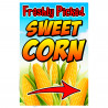 Sweet Corn Economy A-Frame Sign 24" Wide by 36" Tall (Made in The USA) 841098106935