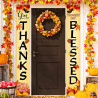 Thanksgiving 12" x 80" Vertical Porch Banner Set (Indoor/Outdoor) 841098110352