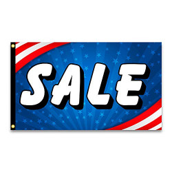 SALE (Patriotic) Premium 3x5 Flag (Made in the USA)