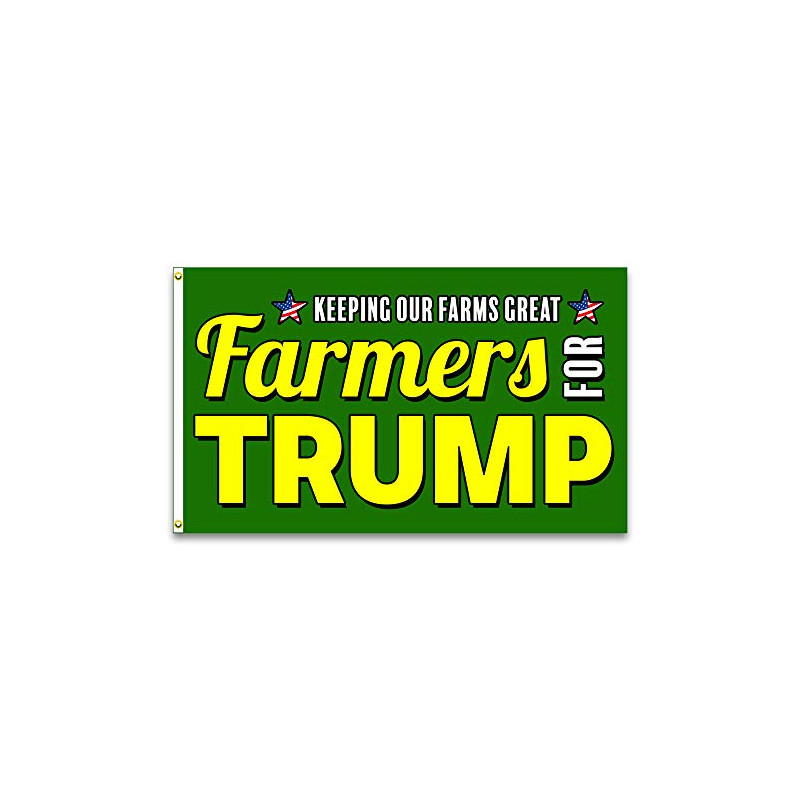 Farmers For Trump 3x5 Premium Polyester Flag (Made in the USA)