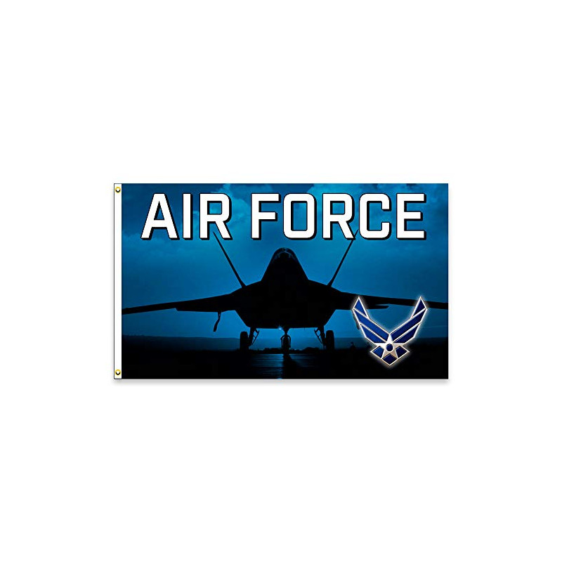 VF Display AIR Force Flag 3x5 Polyester Flag (Made in The USA)