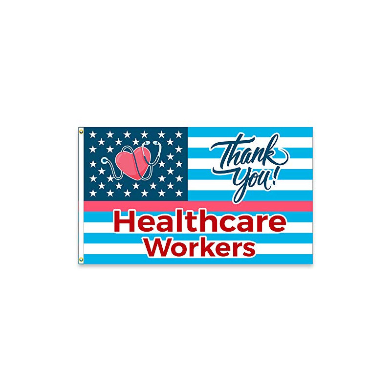 VF Display Thank You Healthcare Workers 3x5 Polyester Flag