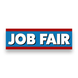 JOB FAIR Vinyl Banner with...