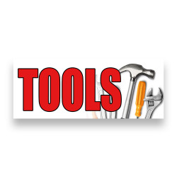 TOOLS Vinyl Banner with...