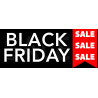 Black Friday Vinyl Banner with Optional Sizes (Made in the USA)