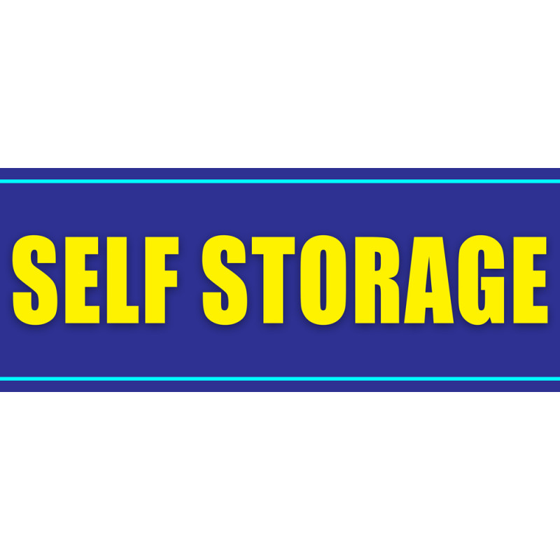 Self Storage Vinyl Banner with Optional Sizes (Made in the USA)