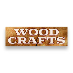 WOOD CRAFTS Vinyl Banner...