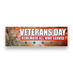 VETERANS DAY Vinyl Banner...