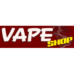 Vape Shop Vinyl Banner with...