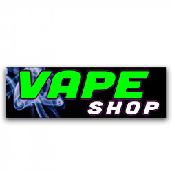 VAPE SHOP Vinyl Banner with...