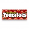 TOMATOES Vinyl Banner with Optional Sizes (Made in the USA)