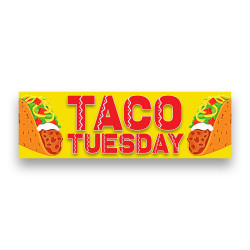 Taco Tuesday Vinyl Banner...