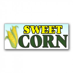 Sweet Corn Vinyl Banner with Optional Sizes (Made in the USA)