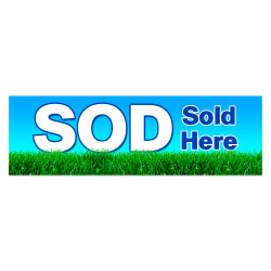 SOD Sold Here Vinyl Banner...