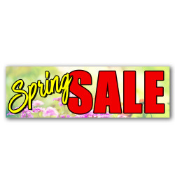 Spring Sale Vinyl Banner...