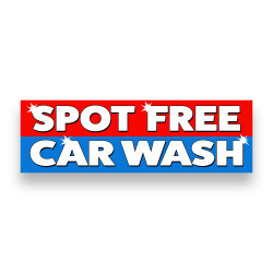 SPOT FREE CAR WASH Vinyl...