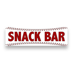 BASEBALL SNACK BAR Vinyl...