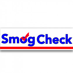 Smog Check Vinyl Banner...