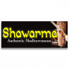 Shawarma Vinyl Banner with Optional Sizes (Made in the USA)