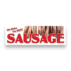 SAUSAGE Vinyl Banner with...