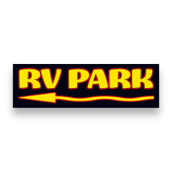 RV Park Left Arrow Vinyl...