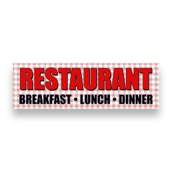 RESTAURANT Vinyl Banner...