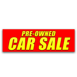 Pre-Owned Car Sale Vinyl...