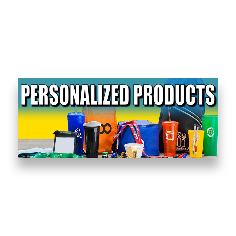 PERSONALIZED PRODUCTS Vinyl Banner with Optional Sizes (Made in the USA)