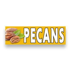 PECANS Vinyl Banner with...