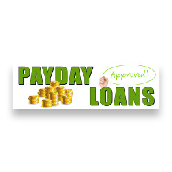 PAYDAY LOANS Vinyl Banner...