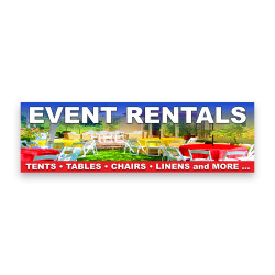 Event Rentals Vinyl Banner...