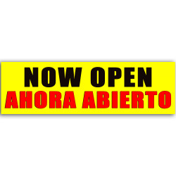 Now Open/ Ahora Abierto...