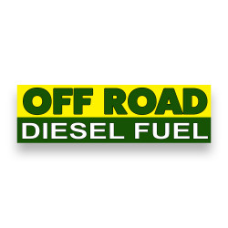 OFF ROAD DIESEL FUEL Vinyl...