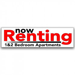 Now Renting 1 & 2 Bedroom...