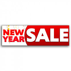 New Year Sale Vinyl Banner...