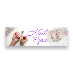 NAIL and SPA Vinyl Banner...