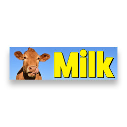 MILK Vinyl Banner with...