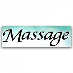 Massage Vinyl Banner with...