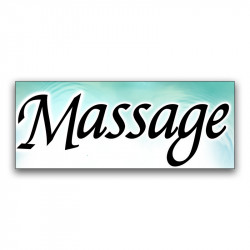 Massage Vinyl Banner with Optional Sizes (Made in the USA)