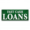 Fast Cash Loans Vinyl Banner with Optional Sizes (Made in the USA)