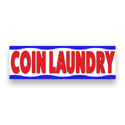 COIN LAUNDRY Vinyl Banner...