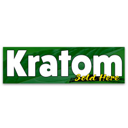 KRATOM Sold Here Vinyl...