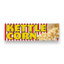 KETTLE CORN Vinyl Banner...