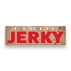 EXOTIC JERKY Vinyl Banner...