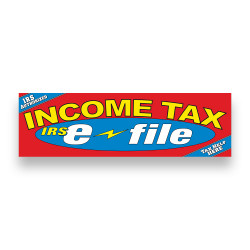 INCOME TAX E-FILE RED Vinyl...