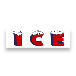 ICE Vinyl Banner with...