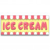 Ice Cream Vinyl Banner with Optional Sizes (Made in the USA)