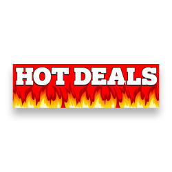 HOT DEALS Vinyl Banner with...