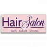 Hair Salon Vinyl Banner with Optional Sizes (Made in the USA)